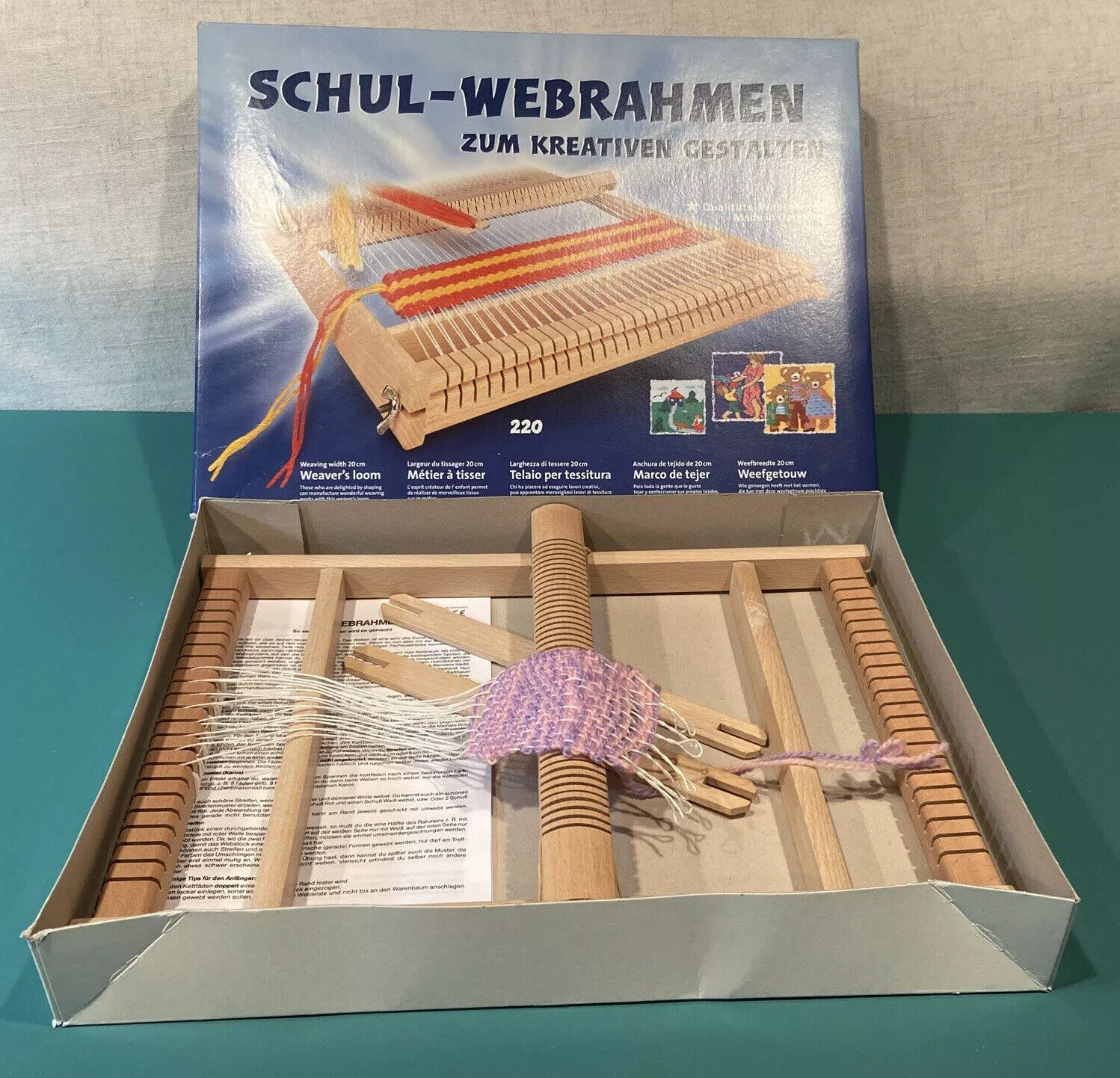 Schul Wooden Weavers Loom - 20 cm Width