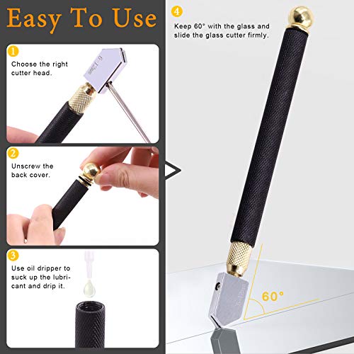 3-Piece Glass Breaking and Cutting Kit