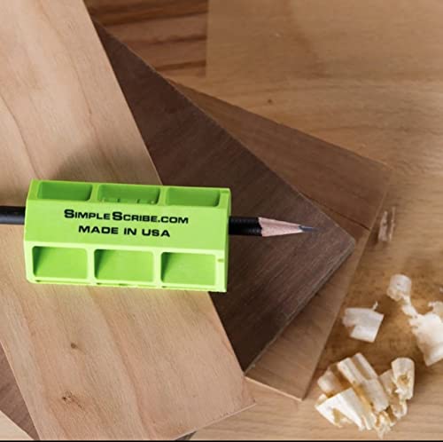 Versatile Woodworking Scribing Tool (Green)