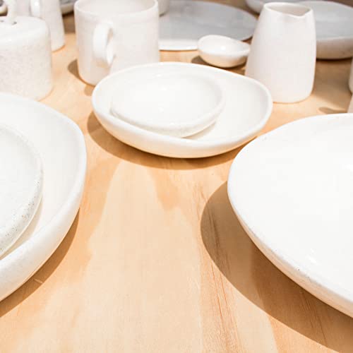 Deouss White Stoneware Clay - 5lb Cone 5-7