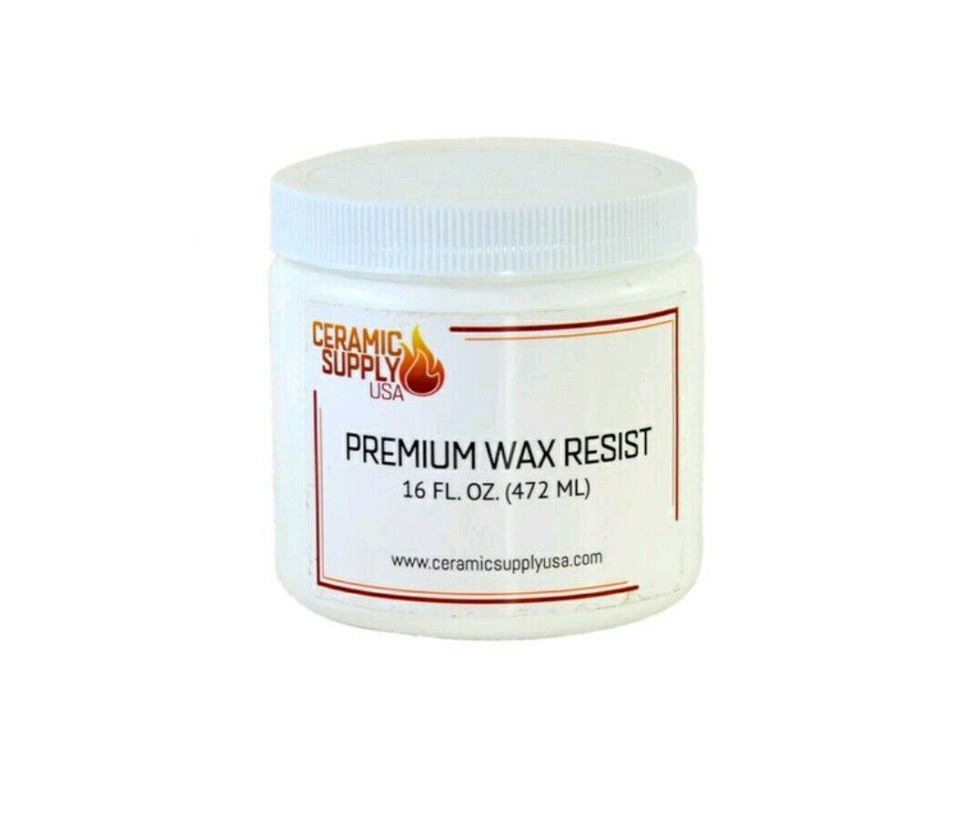 Premium Wax Resist For Pottery 1 pint highly repellant brushable wax for glazing