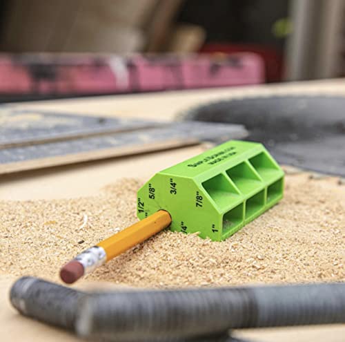 Versatile Woodworking Scribing Tool (Green)