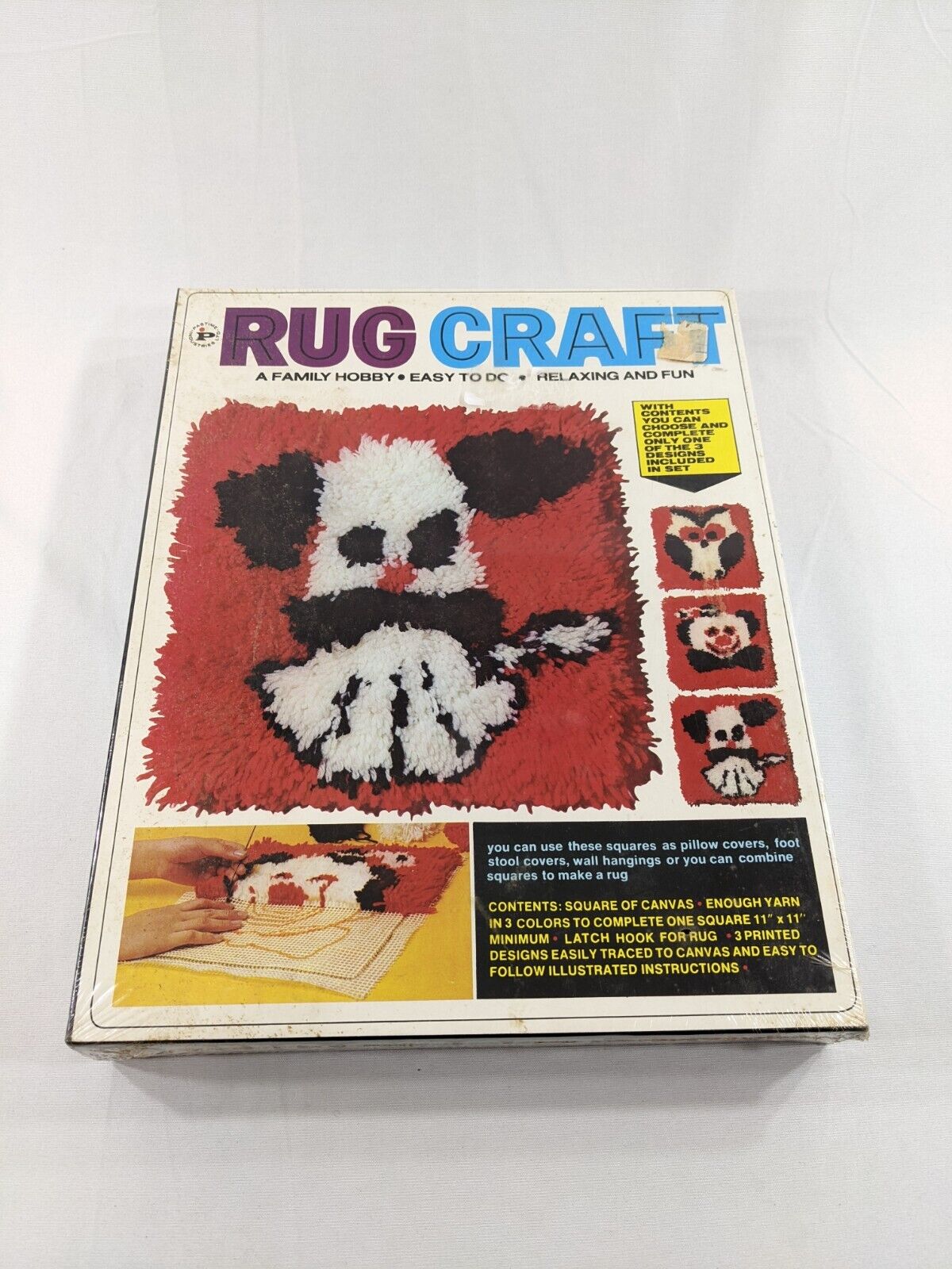 Sealed Vintage Rug Craft Kit (No. 549P)