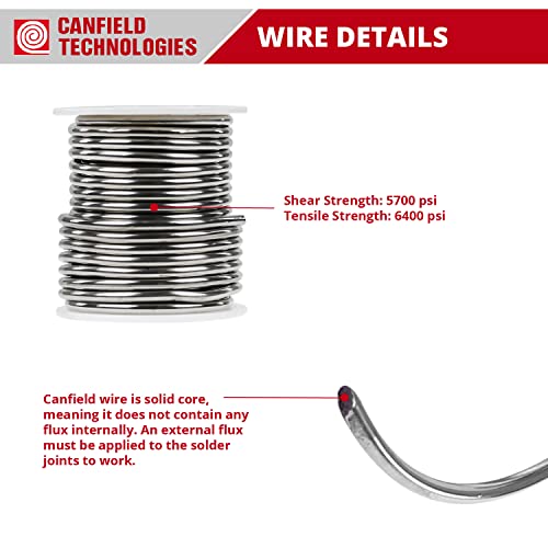 Stained Glass Solder - Canfield 60/40