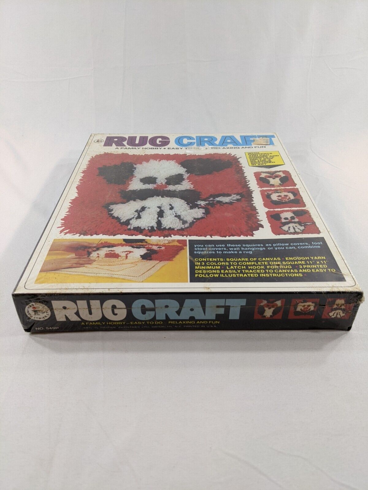Sealed Vintage Rug Craft Kit (No. 549P)
