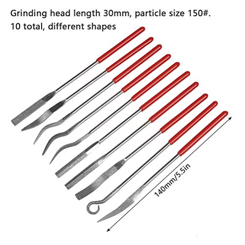 10 Diamond Needle Files for Mastercrafts