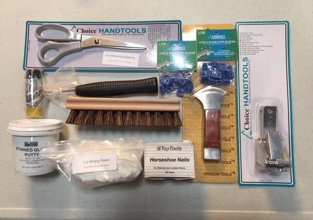 Stained Glass Tool Kit (9 Pieces)