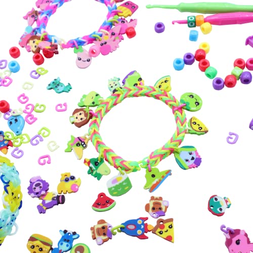 Assorted Rainbow Loom Charms & Bands Set