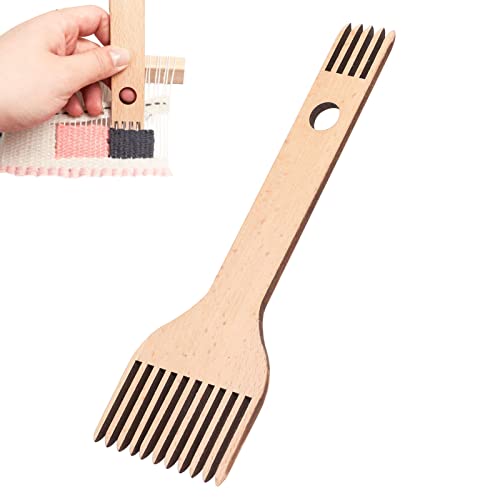 Handcrafted Double-Ended Weaving Loom Comb