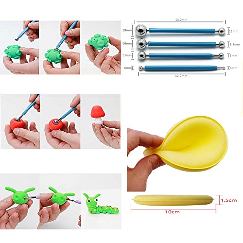 24pcs Polymer Clay Pottery Tool Kit