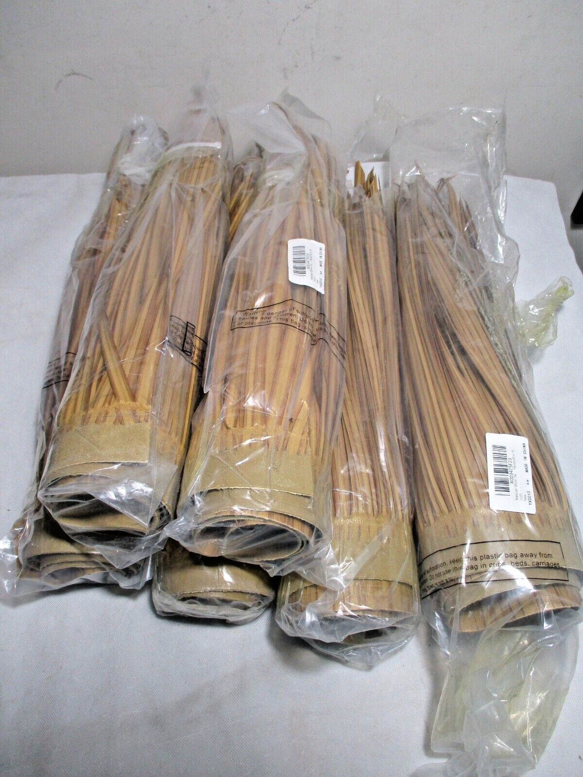 Mexican-Style Artificial Palm Thatch Rolls - 40x15