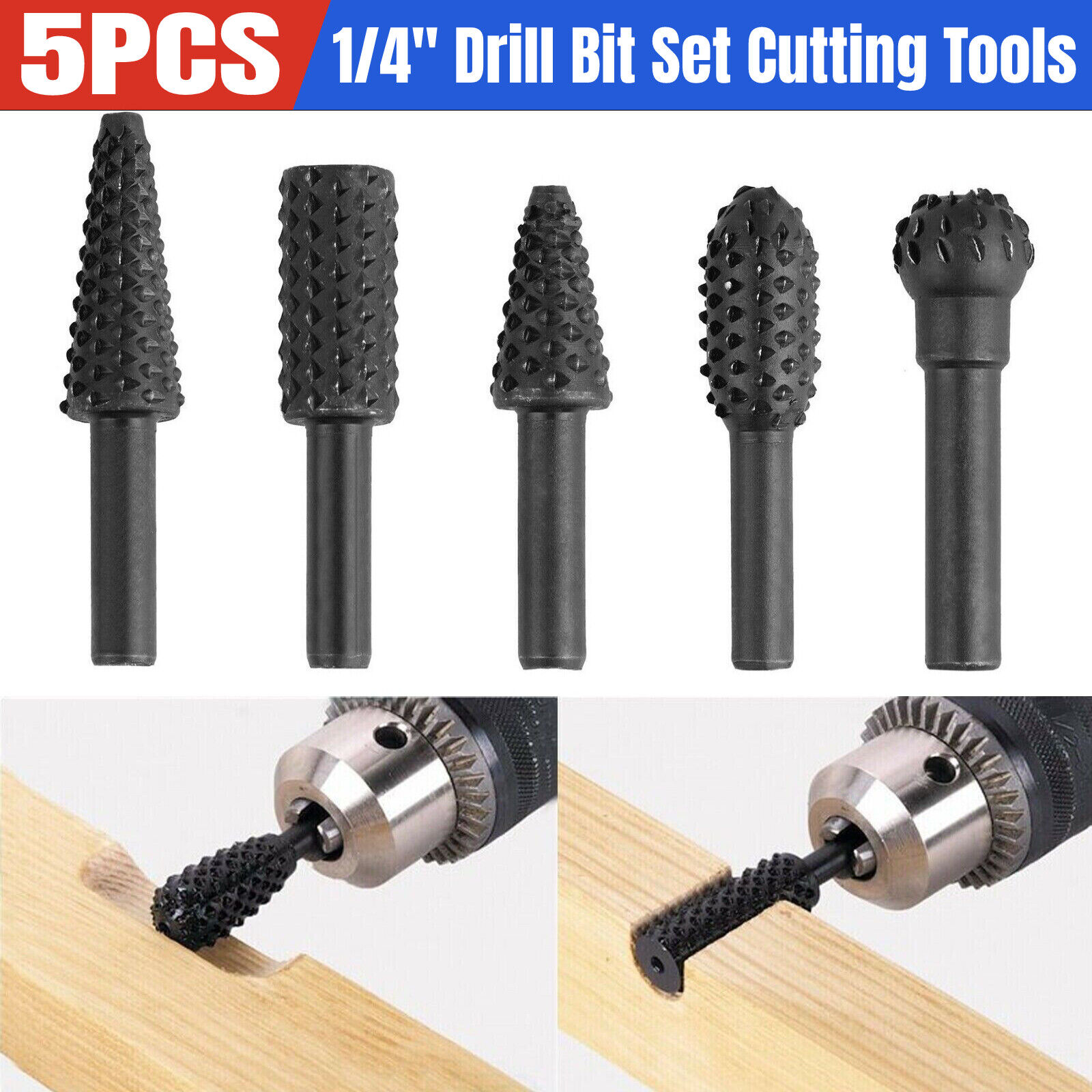 Wood Carving Drill Bit Set (5PCS)