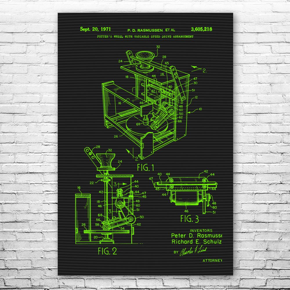 Pottery Poster Print for Traditional Mastercrafts