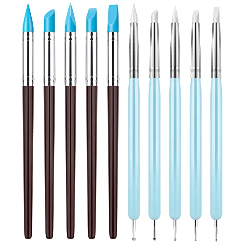 10-Piece Silicone Clay Sculpting Set for Handicrafts
