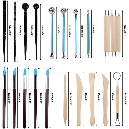 24-pc Traditional Mastercrafts Clay Tools Set