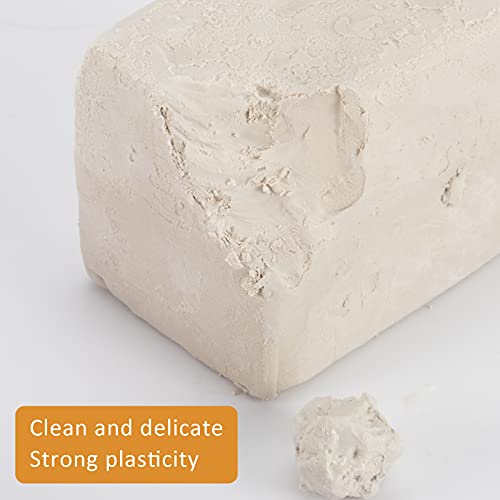 White Air-Dry Clay for Sculpting and Crafts