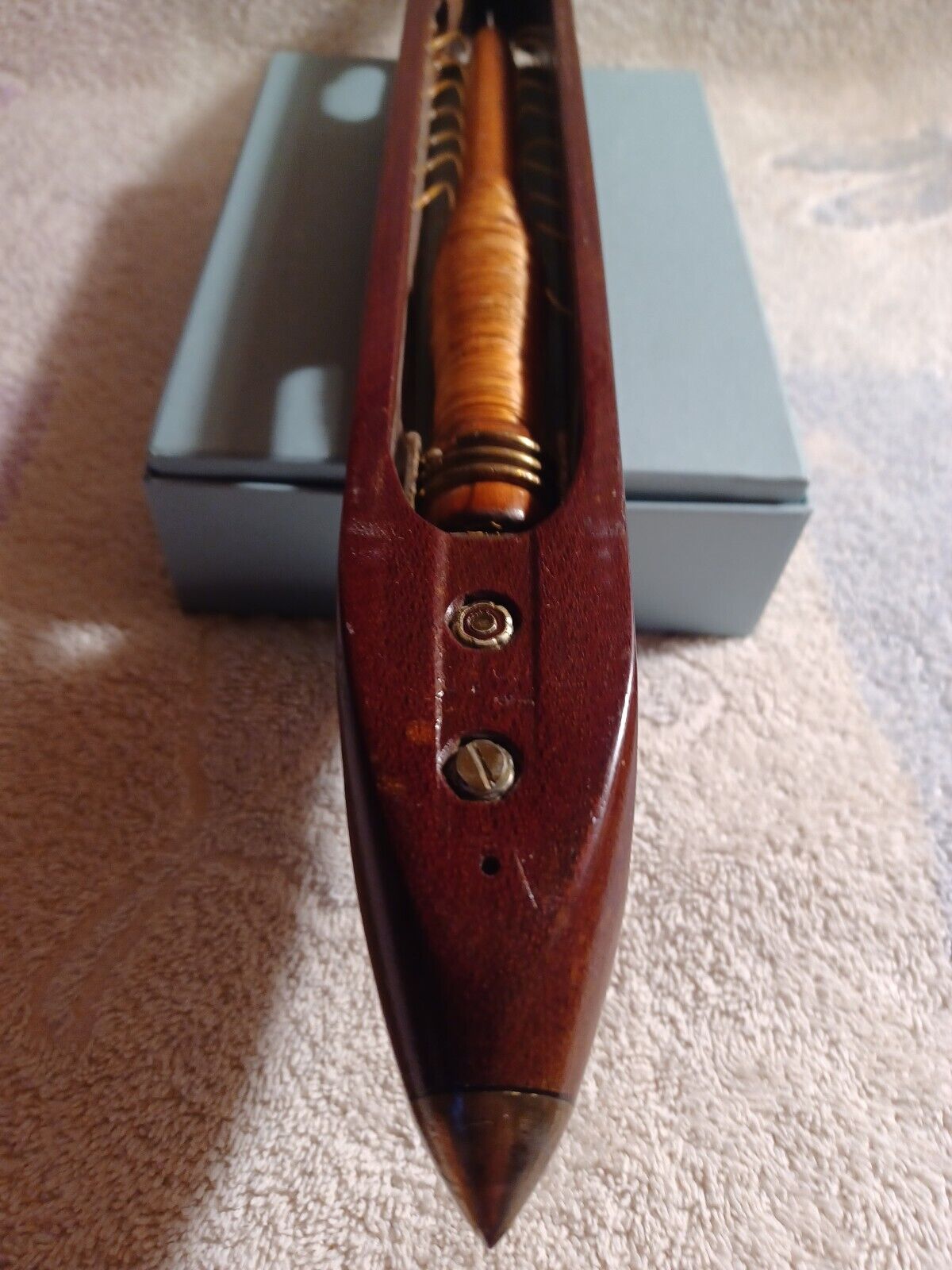 16" Antique Weavers Thread Bobbin Shuttle