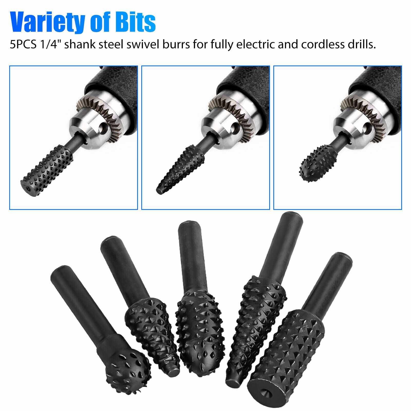 Wood Carving Drill Bit Set (5PCS)