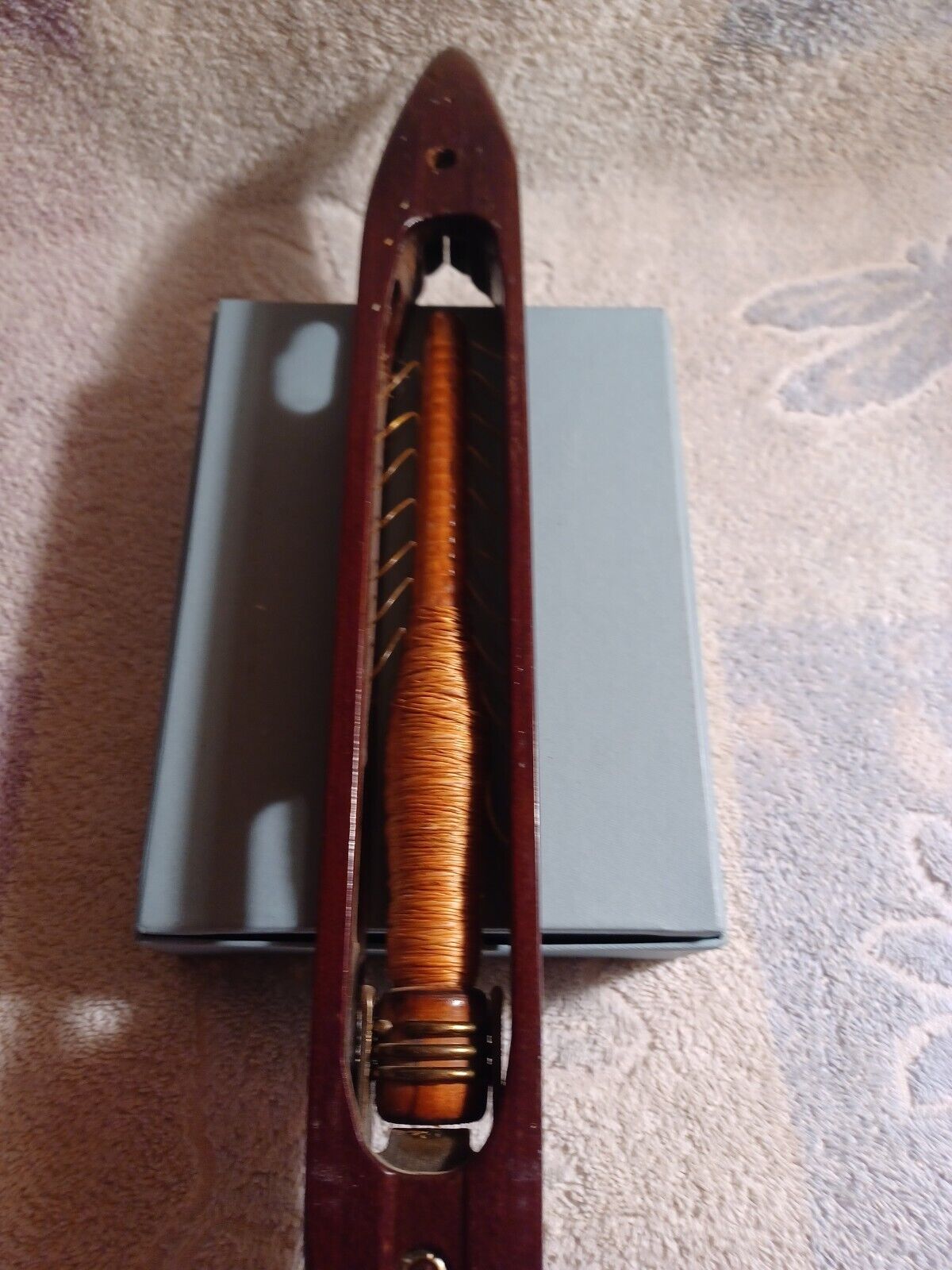 16" Antique Weavers Thread Bobbin Shuttle