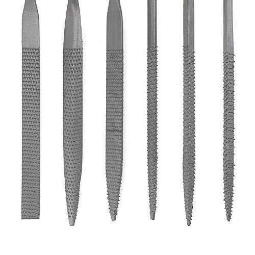 Traditional Wood Carving File Set with Rubber Handle