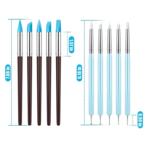 10-Piece Silicone Clay Sculpting Set for Handicrafts