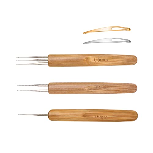 Dreadlock Crochet Hook Tool Kit - 5 Pieces