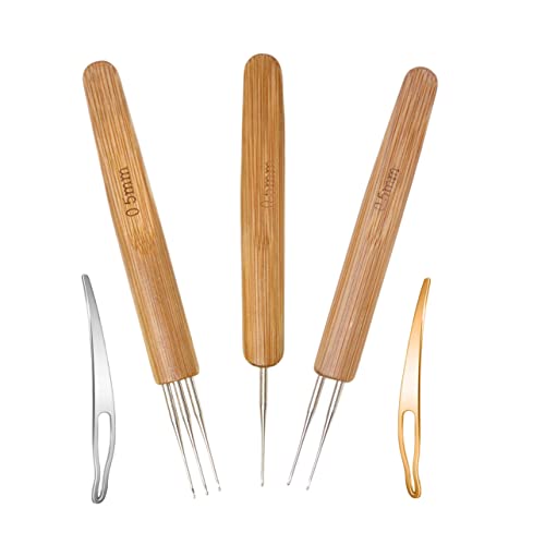 Dreadlock Crochet Hook Tool Kit - 5 Pieces