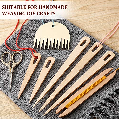 7 Piece Traditional Wood Weaving Set