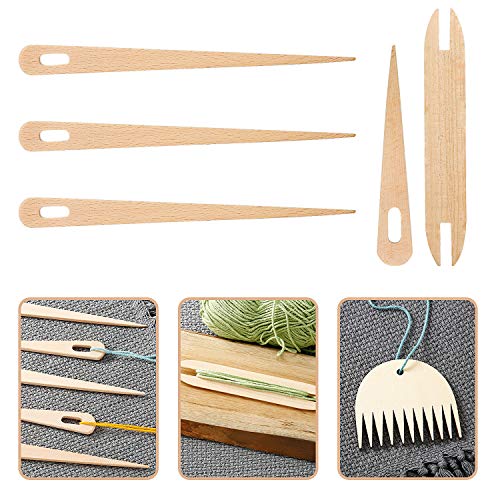 7 Piece Traditional Wood Weaving Set