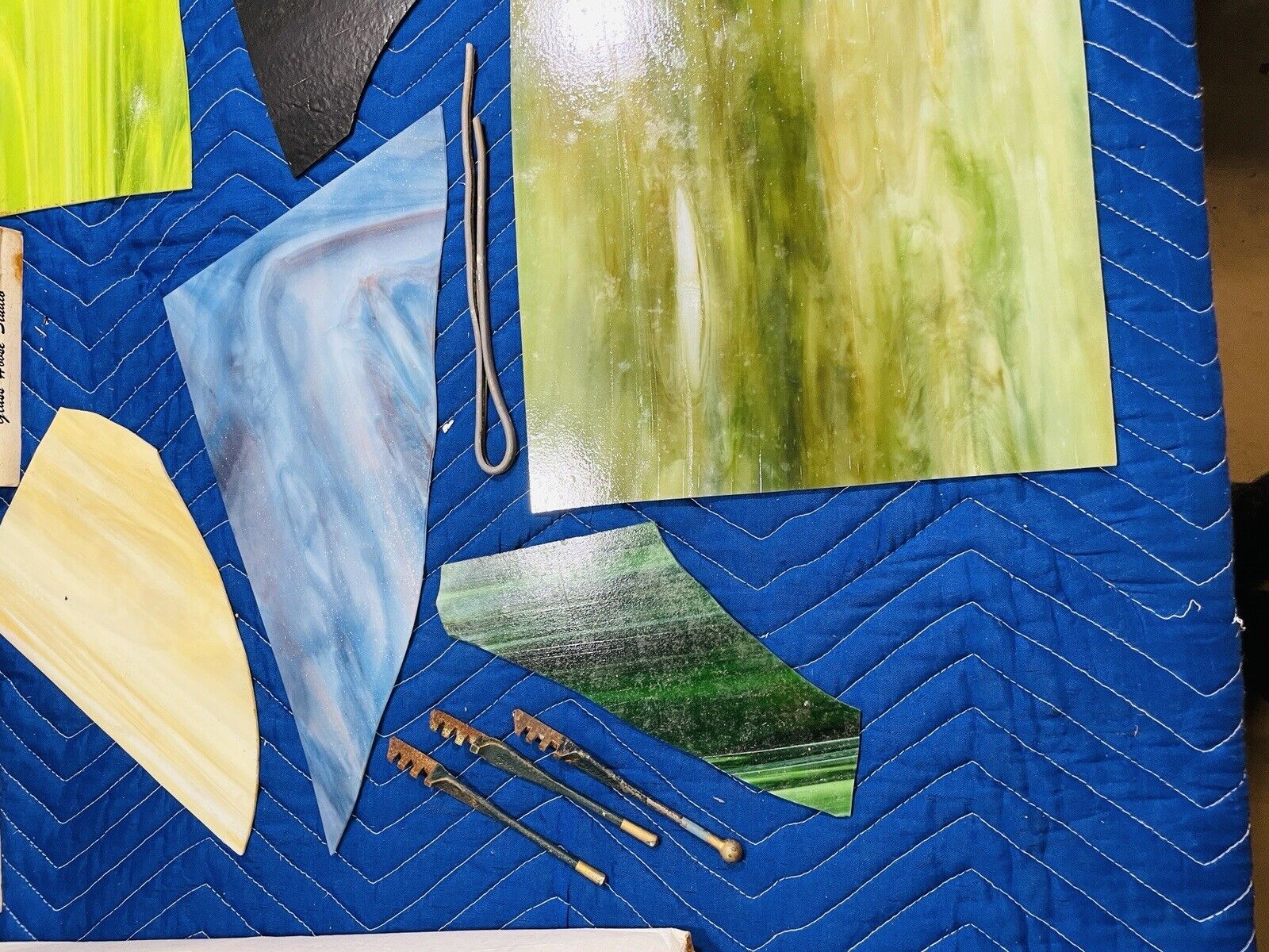 20+ lbs Stained Glass Scrap Pieces for Crafting