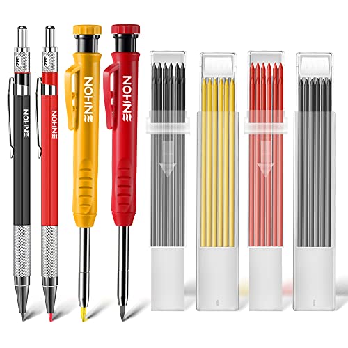 Mechanical Carpenter Pencils with Sharpener and Refills