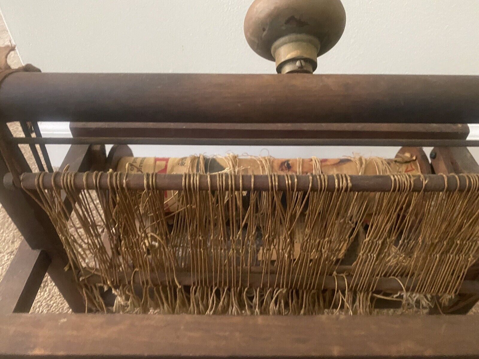 Antique Rug Weaving Loom, 15.5" x 14.5