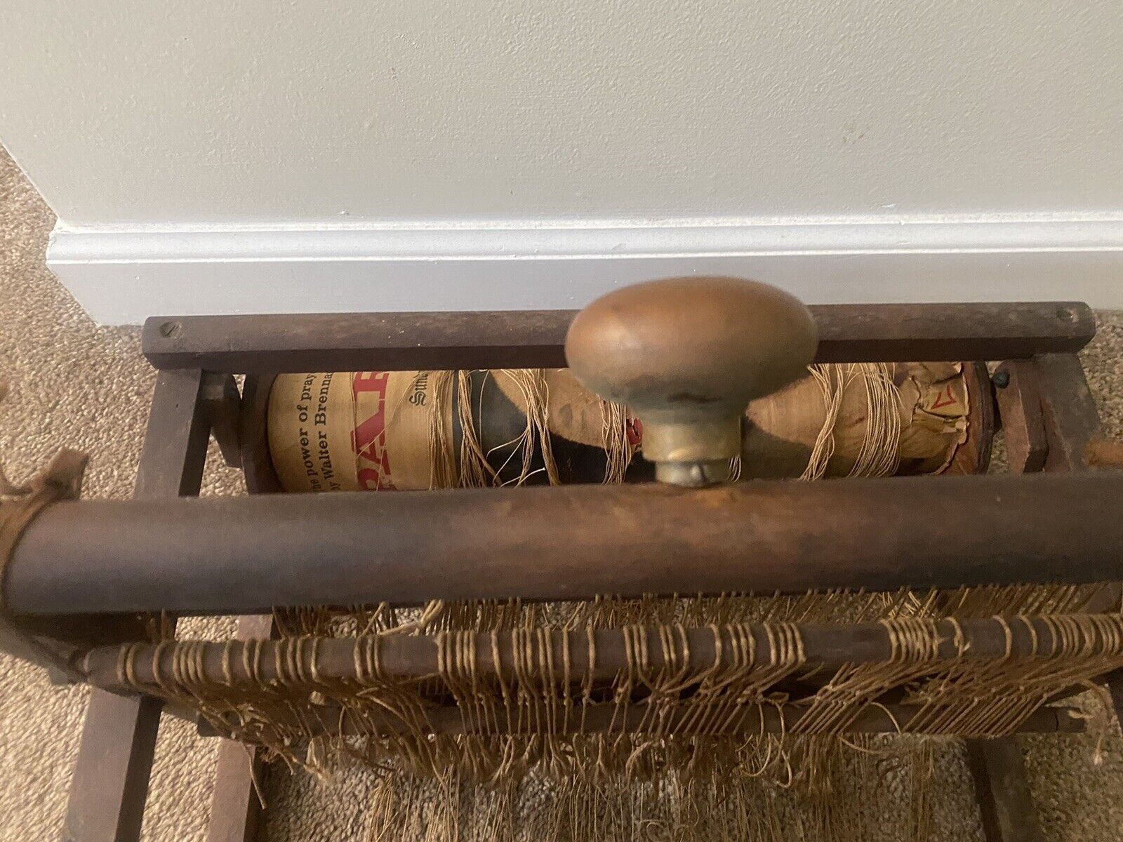 Antique Rug Weaving Loom, 15.5" x 14.5
