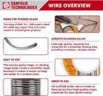 Stained Glass Solder - Canfield 60/40