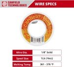 Stained Glass Solder - Canfield 60/40