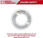 Stained Glass Solder - Canfield 60/40