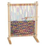 Wooden Multi-Craft Weaving Loom with Extra-Large Frame