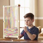 Wooden Multi-Craft Weaving Loom with Extra-Large Frame