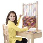 Wooden Multi-Craft Weaving Loom with Extra-Large Frame