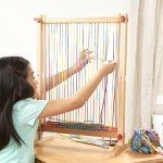 Wooden Multi-Craft Weaving Loom with Extra-Large Frame