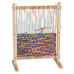 Wooden Multi-Craft Weaving Loom with Extra-Large Frame