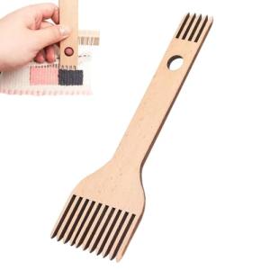 Handcrafted Double-Ended Weaving Loom Comb