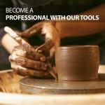 30-Pc Ceramic & Polymer Clay Sculpting Set