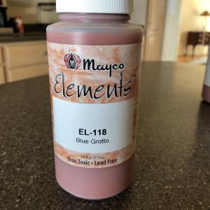 16 Oz Non-Toxic Blue Grotto Glaze for Pottery