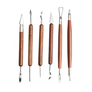 6-Piece Traditional Clay Sculpting Tools