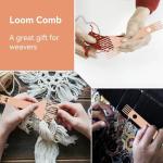 Handcrafted Double-Ended Weaving Loom Comb