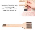 Handcrafted Double-Ended Weaving Loom Comb