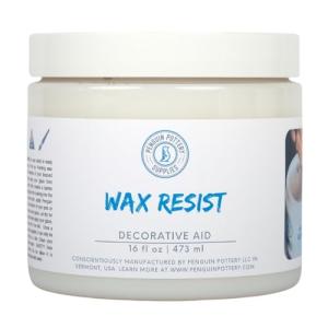 Ceramic Wax Resist for Pottery Glaze - 1 Pint