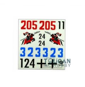 HengLong 1/16 Henschel King Tiger Tank Decals