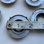 Vintage Mopar Window Crank Escutcheons - Lot of 5